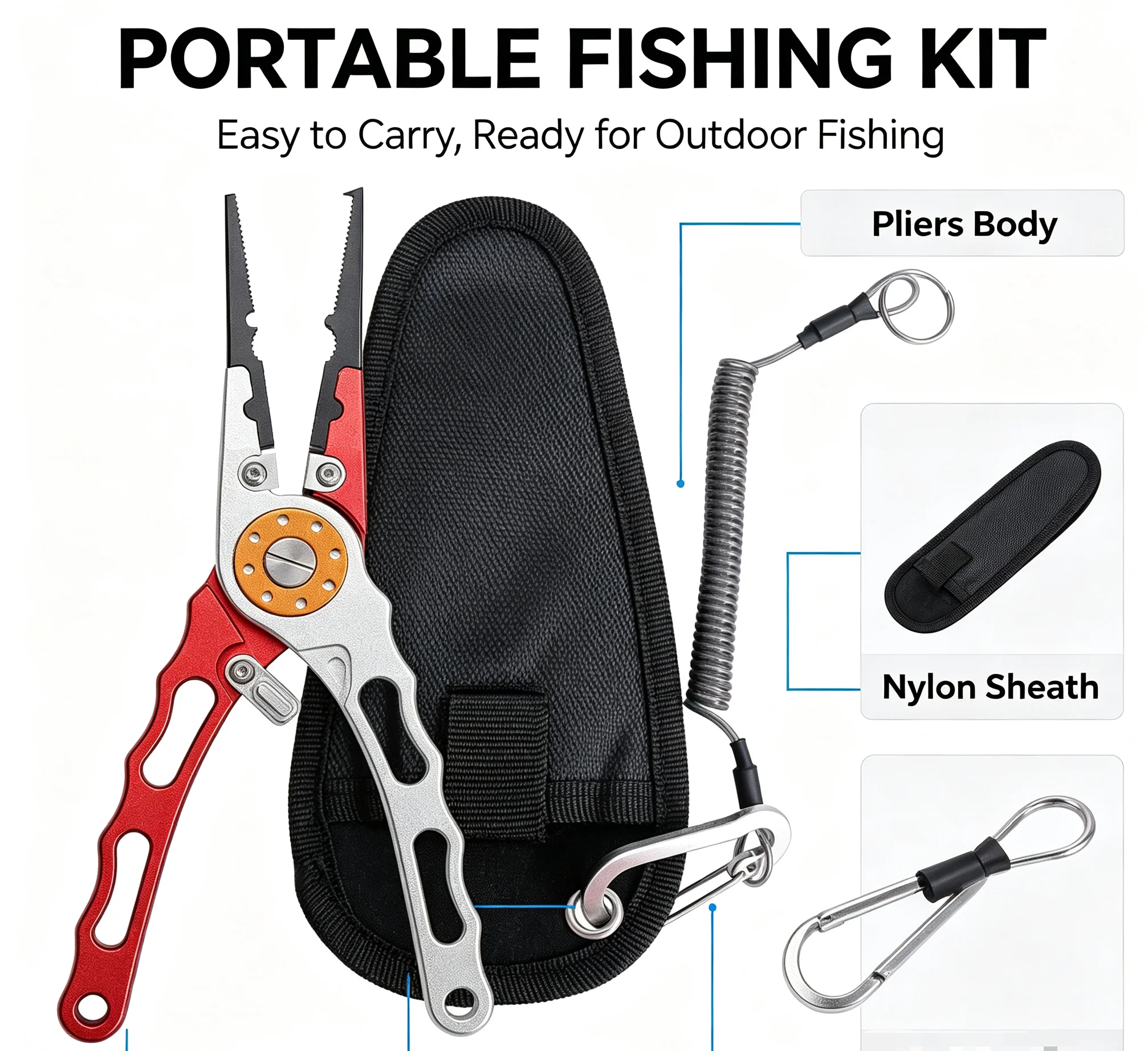 Tang Pancing dengan Ujung Panj - Fishing Line Cutter ulasan dan harga